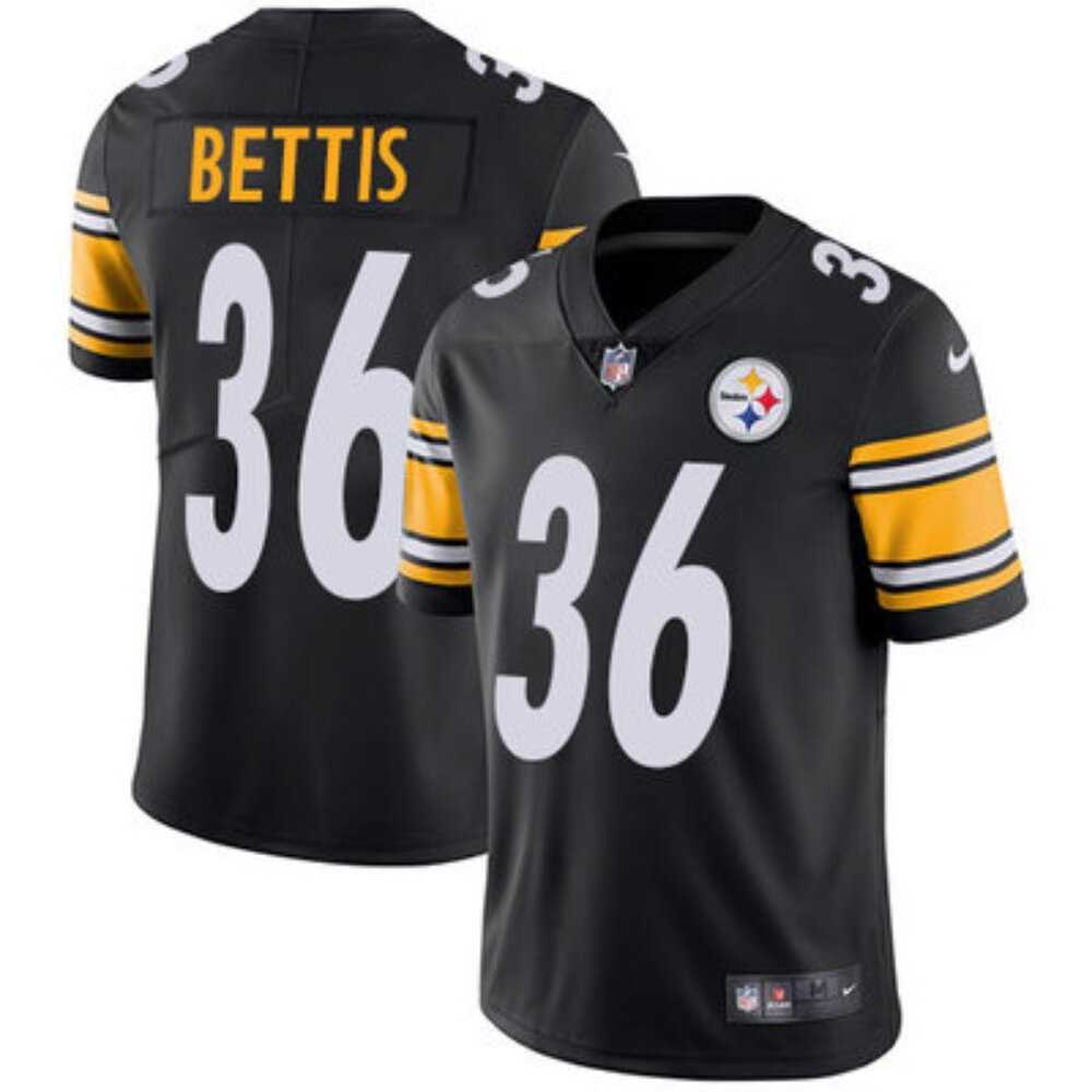 Can Select Mens Youths  Jerome Bettis Black Stitched Jersey